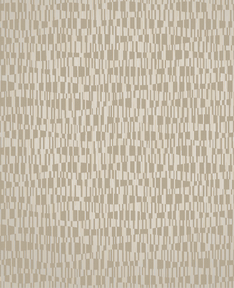 Atonal Taupe Stripe Wallpaper by Decorline Evolve Covers about 56.4 square feet 20.5-in by 33-ft long roll Unpasted 12.6 - Fabric Carolina -