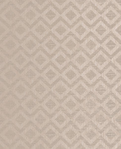 Cadenza Brown Geometric Wallpaper by Decorline
