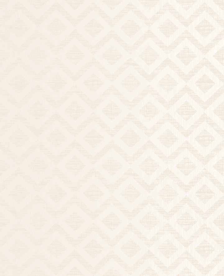 Cadenza Cream Geometric Wallpaper by Decorline Evolve Covers about 56.4 square feet 20.5-in by 33-ft long roll Unpasted 5.04 - Fabric Carolina -
