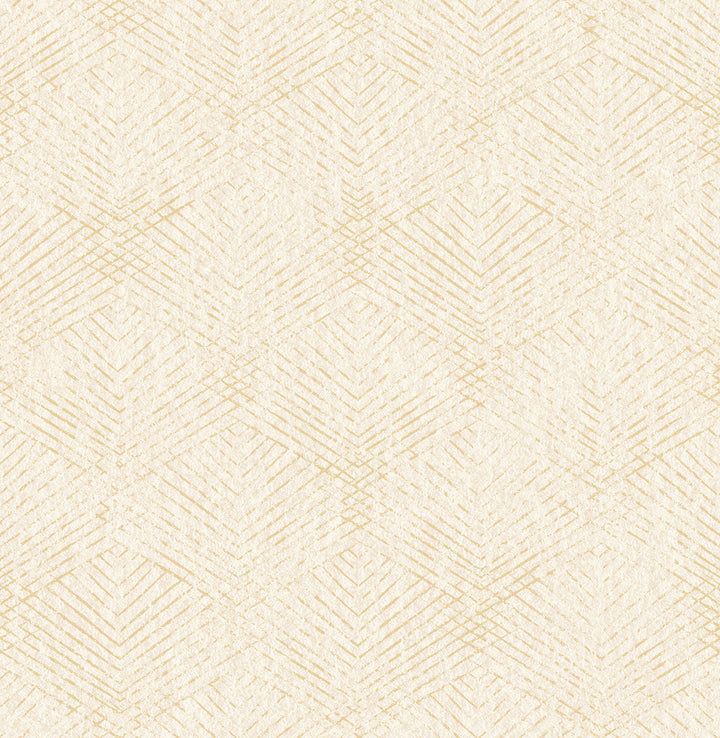 Geometric Gold Schewe Wallpaper by Brewster Kitchen, Bed, & Bath IV Covers about 56.4 square feet 20.5-in by 33-ft long roll Unpasted 21 - Fabric Carolina -