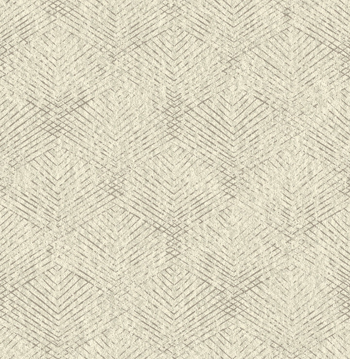 Geometric Green Tangent Wallpaper by Brewster Kitchen, Bed, & Bath IV Covers about 56.4 square feet 20.5-in by 33-ft long roll Unpasted 21 - Fabric Carolina -