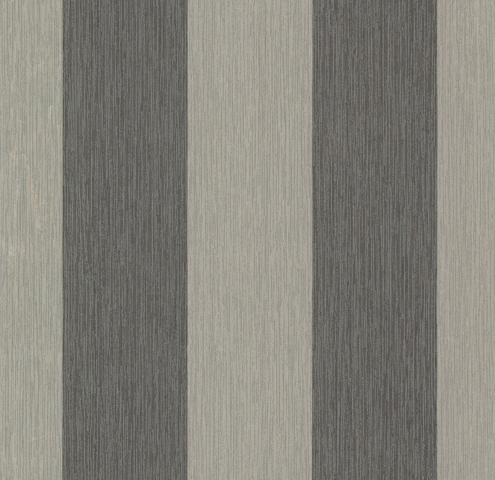 Stripe Black Atlis Wallpaper by Brewster Kitchen, Bed, & Bath IV Covers about 56.4 square feet 20.5-in by 33-ft long roll Prepasted 0 - Fabric Carolina -