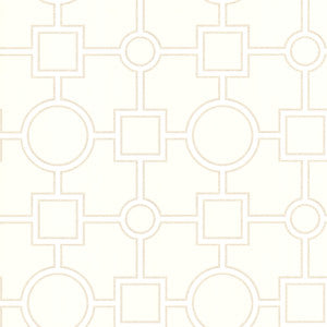 Geometric Beige Geovine Wallpaper by Brewster