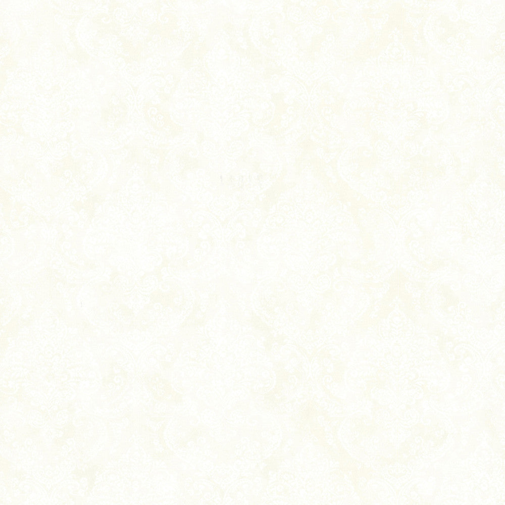 Damask Pearl Ang Wallpaper by Brewster Kitchen, Bed, & Bath IV Covers about 56.4 square feet 20.5-in by 33-ft long roll Unpasted 10.4 - Fabric Carolina -