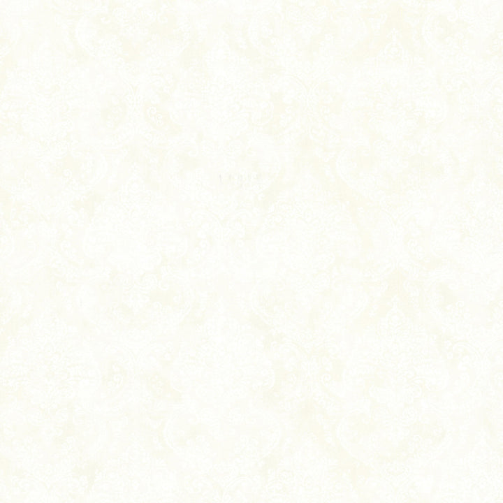 Damask Pearl Ang Wallpaper by Brewster Kitchen, Bed, & Bath IV Covers about 56.4 square feet 20.5-in by 33-ft long roll Unpasted 10.4 - Fabric Carolina -