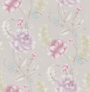 Jacobean Purple Jamie Wallpaper by Brewster