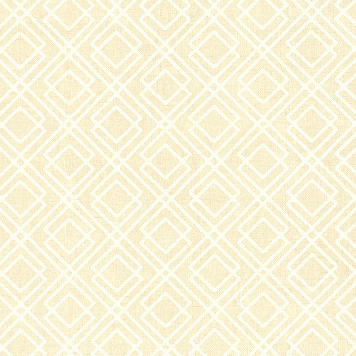 Lattice Taupe Milly Wallpaper by Brewster Kitchen, Bed, & Bath IV Covers about 56.4 square feet 20.5-in by 33-ft long roll Unpasted 20.9 - Fabric Carolina -
