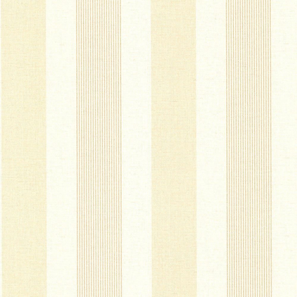 Stripe Beige Diane Wallpaper by Brewster Kitchen, Bed, & Bath IV Covers about 56.4 square feet 20.5-in by 33-ft long roll Unpasted 20.8 - Fabric Carolina -