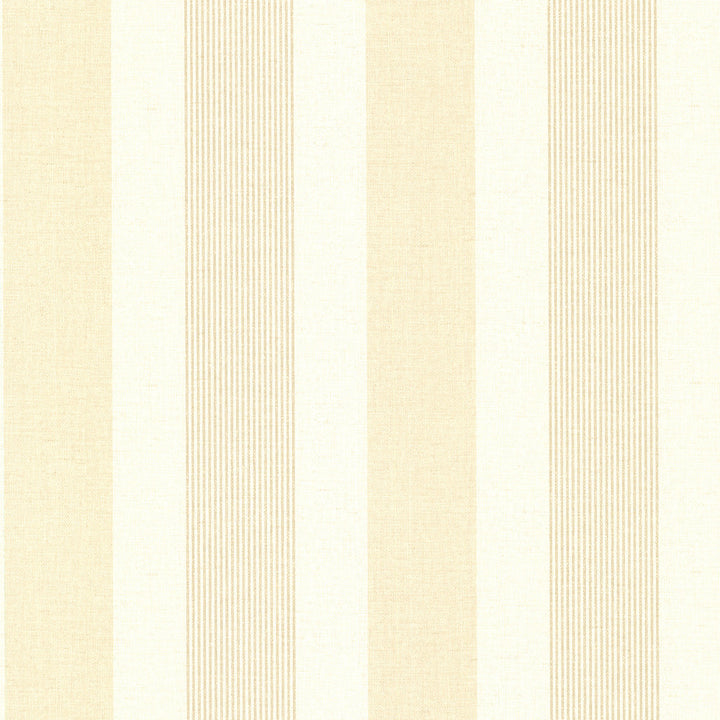 Stripe Beige Diane Wallpaper by Brewster Kitchen, Bed, & Bath IV Covers about 56.4 square feet 20.5-in by 33-ft long roll Unpasted 20.8 - Fabric Carolina -