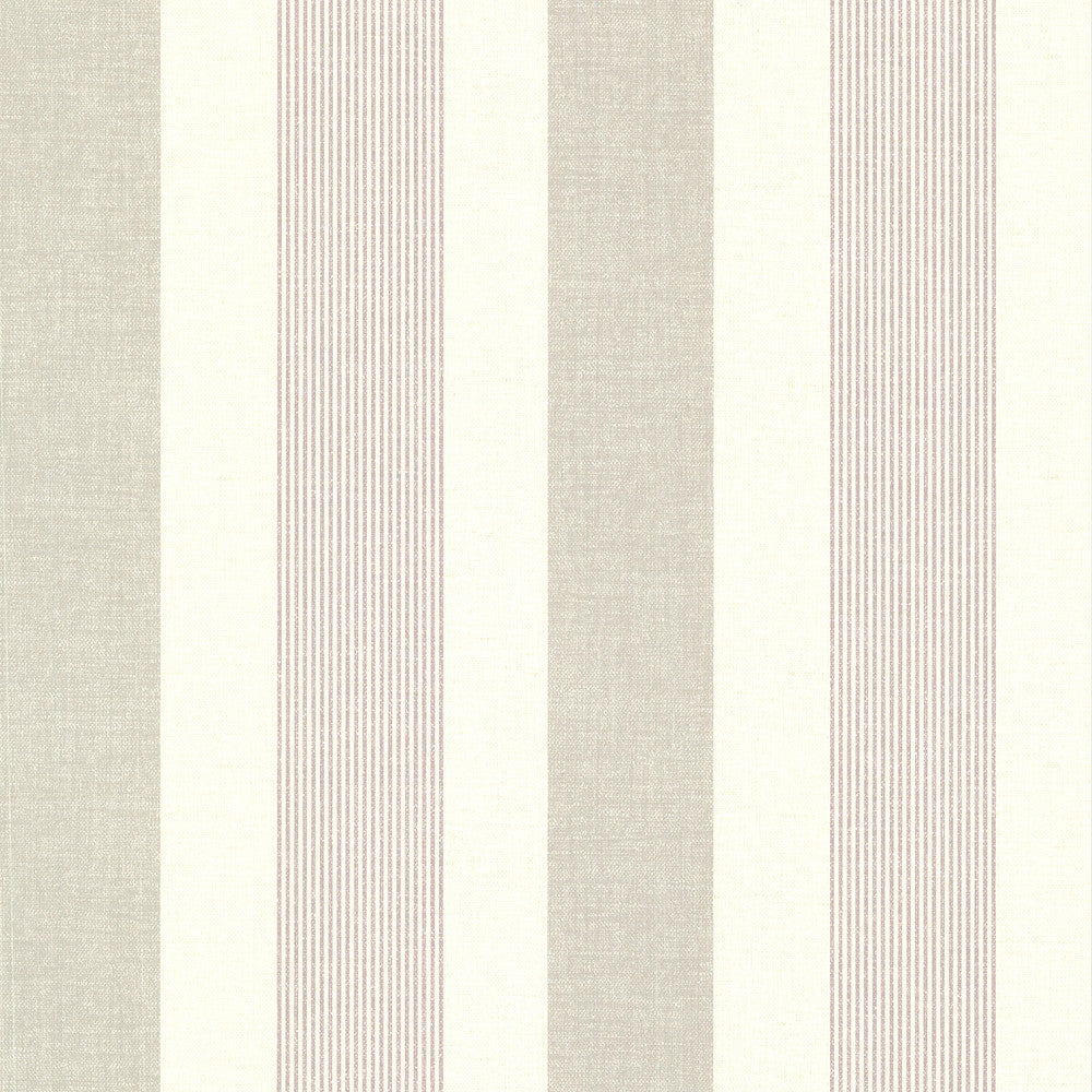 Stripe Purple Jace Wallpaper by Brewster Kitchen, Bed, & Bath IV Covers about 56.4 square feet 20.5-in by 33-ft long roll Unpasted 20.8 - Fabric Carolina -
