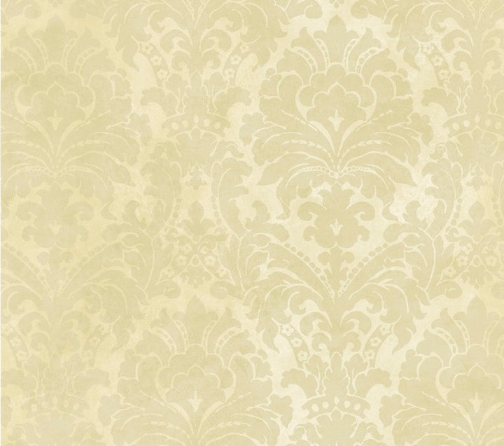 Damask Beige Peacock Wallpaper by Brewster Kitchen, Bed, & Bath IV Covers about 56.4 square feet 20.5-in by 33-ft long roll Prepasted 20.5 - Fabric Carolina -