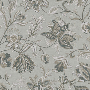 Jacobean Silver Hollie Wallpaper by Brewster