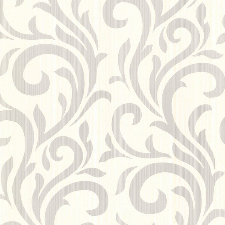 Damask Sage Hucklebee Wallpaper by Brewster Kitchen, Bed, & Bath IV Covers about 56.4 square feet 20.5-in by 33-ft long roll Prepasted 20.8 - Fabric Carolina -