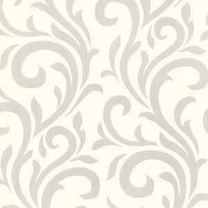 Damask Sage Hucklebee Wallpaper by Brewster
