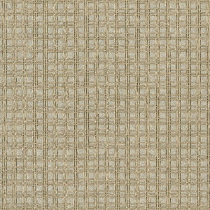 Kori Khaki Grasscloth Wallpaper by Kenneth James Zen Grasscloth Covers about 72 square feet 36-in by 24-ft long roll Unpasted 0 - Fabric Carolina -