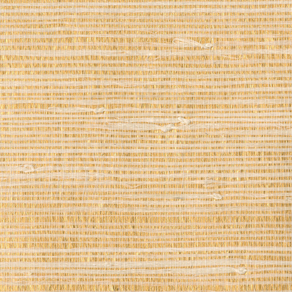 Tokei Gold Foil Grass Wallpaper by Kenneth James Zen Grasscloth Covers about 72 square feet 36-in by 24-ft long roll Unpasted 0 - Fabric Carolina -