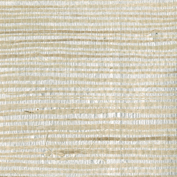 Han Me Silver Foil Grass Wallpaper by Kenneth James Zen Grasscloth Covers about 72 square feet 36-in by 24-ft long roll Unpasted 0 - Fabric Carolina -