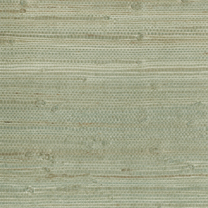 Myogen Golden Green Grasscloth Wallpaper by Kenneth James Zen Grasscloth Covers about 72 square feet 36-in by 24-ft long roll Unpasted 0 - Fabric Carolina -