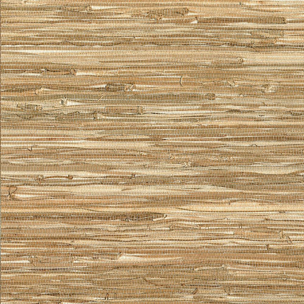 Meho Neutral Grasscloth Wallpaper by Kenneth James Zen Grasscloth Covers about 72 square feet 36-in by 24-ft long roll Unpasted 0 - Fabric Carolina -