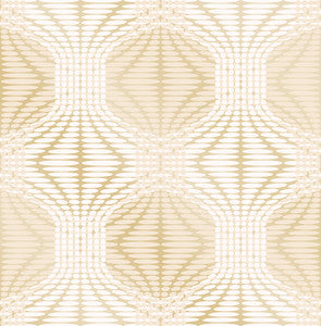 Optic Gold Geometric Wallpaper by A-Street Prints