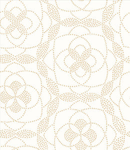 Cosmos Gold Dot Wallpaper by A-Street Prints