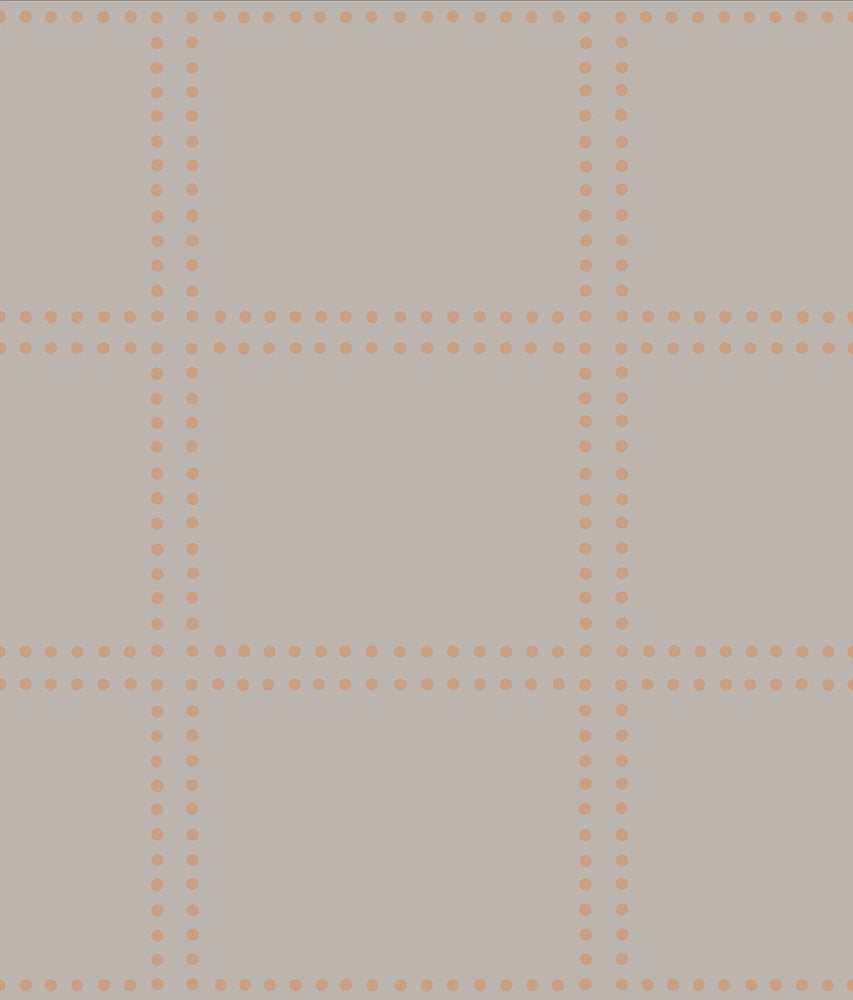 Gridlock Copper Geometric Wallpaper by A-Street Prints Geometrie Covers about 56.4 square feet 20.5-in by 33-ft long roll Unpasted 24 - Fabric Carolina -