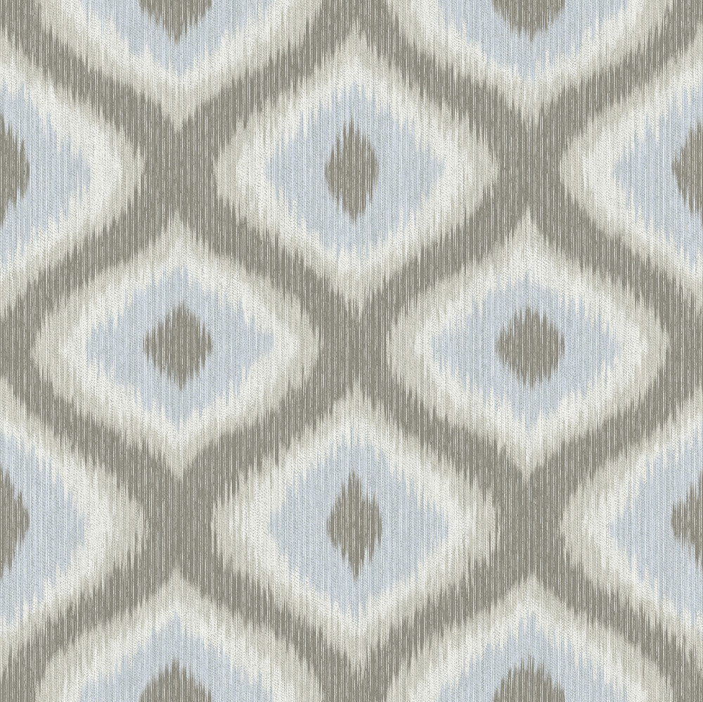 Abra Grey Ogee Wallpaper by A-Street Prints Geometrie Covers about 56.4 square feet 20.5-in by 33-ft long roll Unpasted 20.5 - Fabric Carolina -
