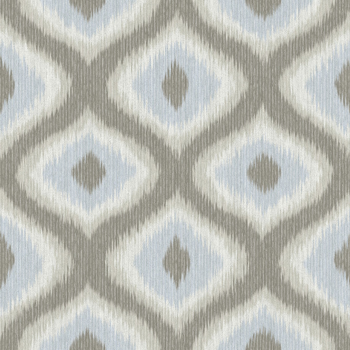 Abra Grey Ogee Wallpaper by A-Street Prints Geometrie Covers about 56.4 square feet 20.5-in by 33-ft long roll Unpasted 20.5 - Fabric Carolina -