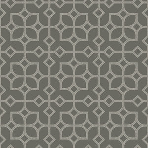 Maze Grey Tile Wallpaper by A-Street Prints