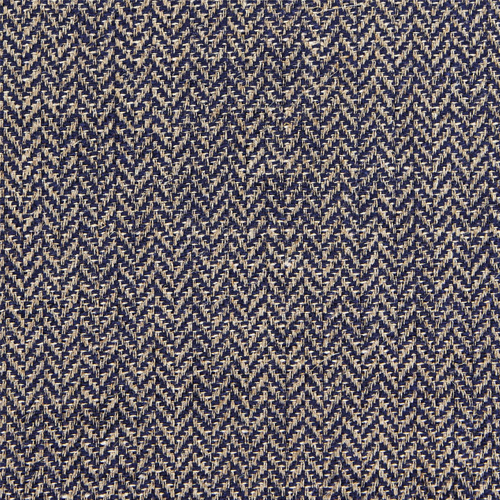 Oxford Herringbone Weave Indigo 27006-017 by Scalamandre Fabric SPRING 2015 60% Linen, 30% Viscose, - Dry Clean Only V. 1/4", H. 1/2" 55" - Fabric Carolina -