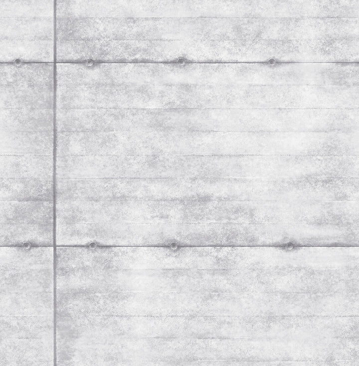 Grey Smooth Concrete Wallpaper by A-Street Prints Reclaimed Covers about 56.4 square feet 20.5-in by 33-ft long roll Unpasted 20.8 - Fabric Carolina -