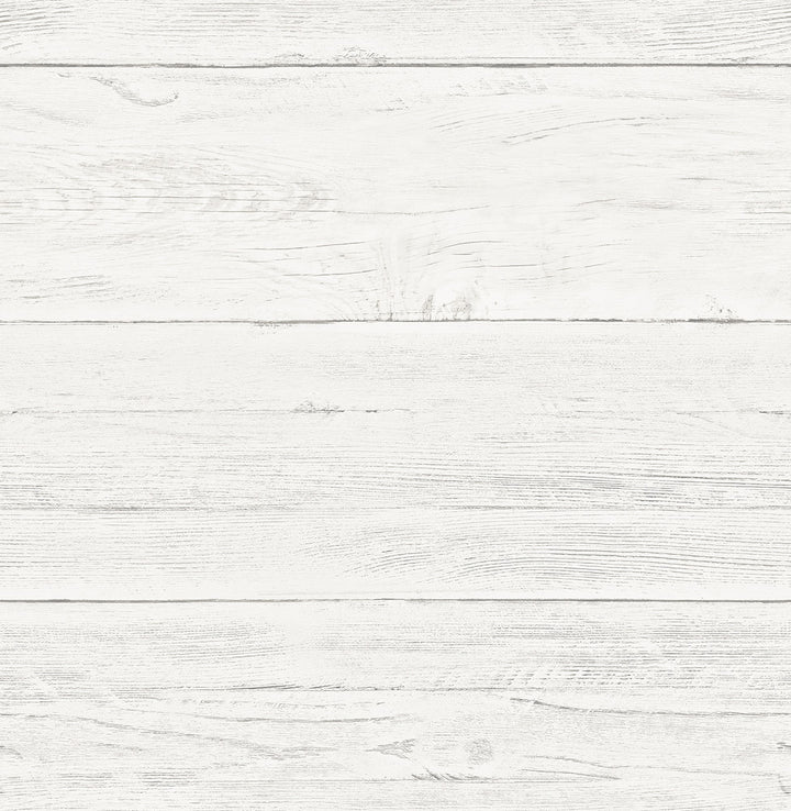 White Washed Boards Wallpaper by A-Street Prints Reclaimed Covers about 56.4 square feet 20.5-in by 33-ft long roll Unpasted 20.8 - Fabric Carolina -