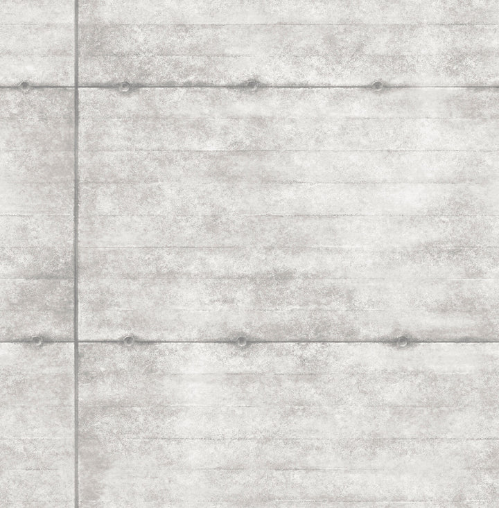 Light Grey Smooth Concrete Wallpaper by A-Street Prints Reclaimed Covers about 56.4 square feet 20.5-in by 33-ft long roll Unpasted 20.8 - Fabric Carolina -