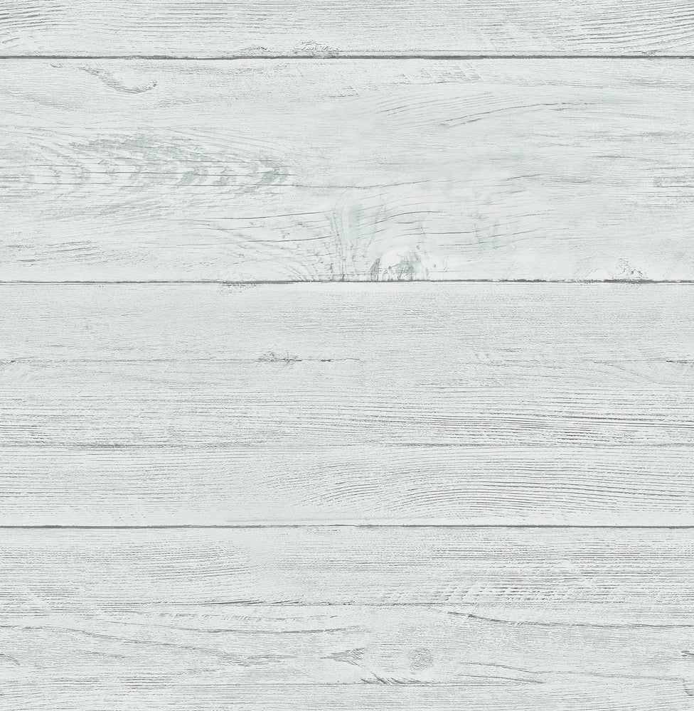 Aqua White Washed Boards Wallpaper by A-Street Prints Reclaimed Covers about 56.4 square feet 20.5-in by 33-ft long roll Unpasted 20.8 - Fabric Carolina -