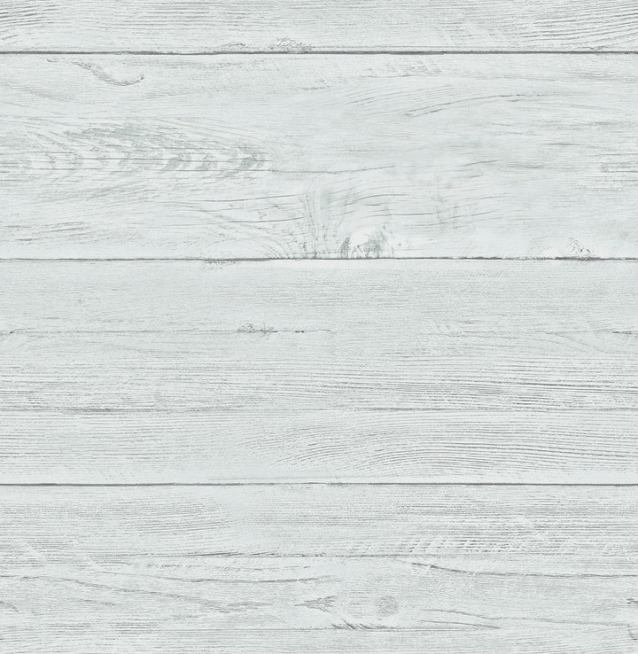 Aqua White Washed Boards Wallpaper by A-Street Prints Reclaimed Covers about 56.4 square feet 20.5-in by 33-ft long roll Unpasted 20.8 - Fabric Carolina -