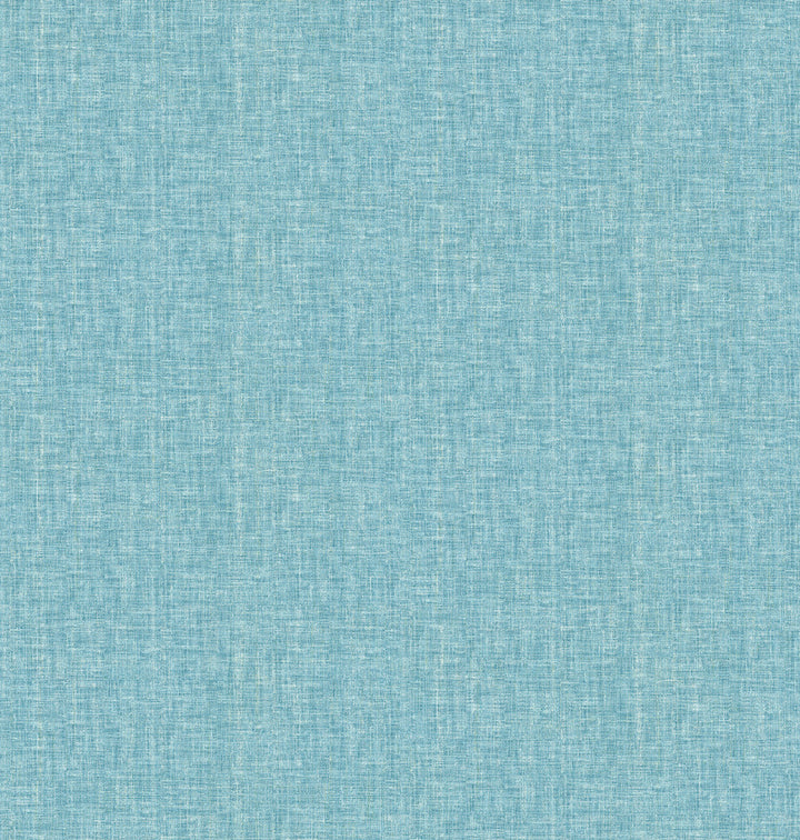 Oasis Turquoise Linen Wallpaper by A-Street Prints Mirabelle Covers about 56.4 square feet 20.5-in by 33-ft long roll Unpasted 0 - Fabric Carolina -