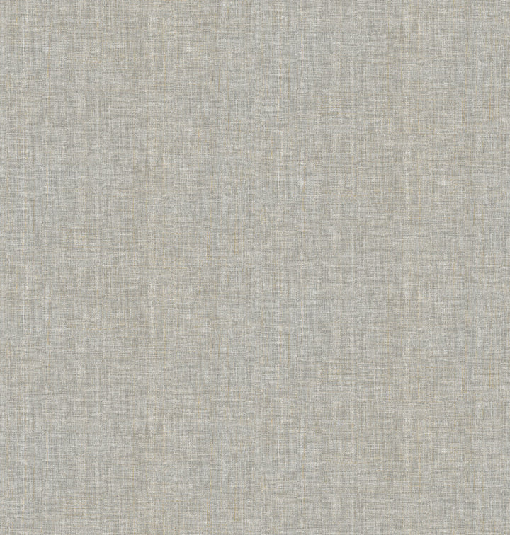 Oasis Grey Linen Wallpaper by A-Street Prints Mirabelle Covers about 56.4 square feet 20.5-in by 33-ft long roll Unpasted 0 - Fabric Carolina -