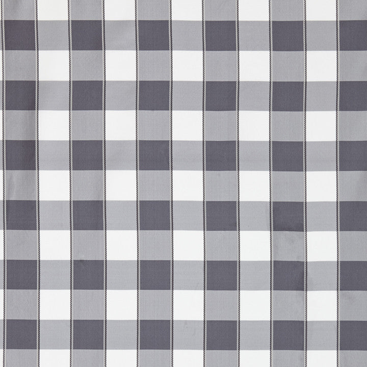 Chelsea Check Nickel 27024-006 by Scalamandre Fabric FALL 2015 100% Silk - Dry Clean Only V. 4, H. 4 3/8" 54" - Fabric Carolina -