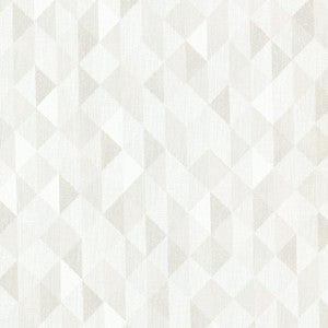 Ethan Pearl Triangle Wallpaper by Brewster