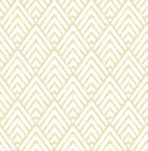 Vertex Gold Diamond Geometric Wallpaper by Brewster