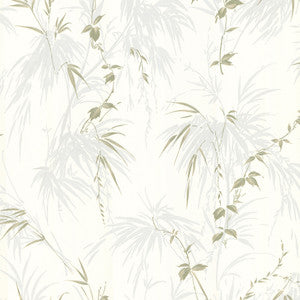 Zumi Blue Palm Leaves Wallpaper by Brewster