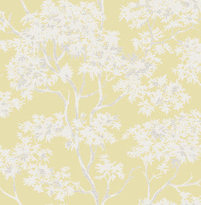 Paix Yellow Trees Wallpaper by Brewster