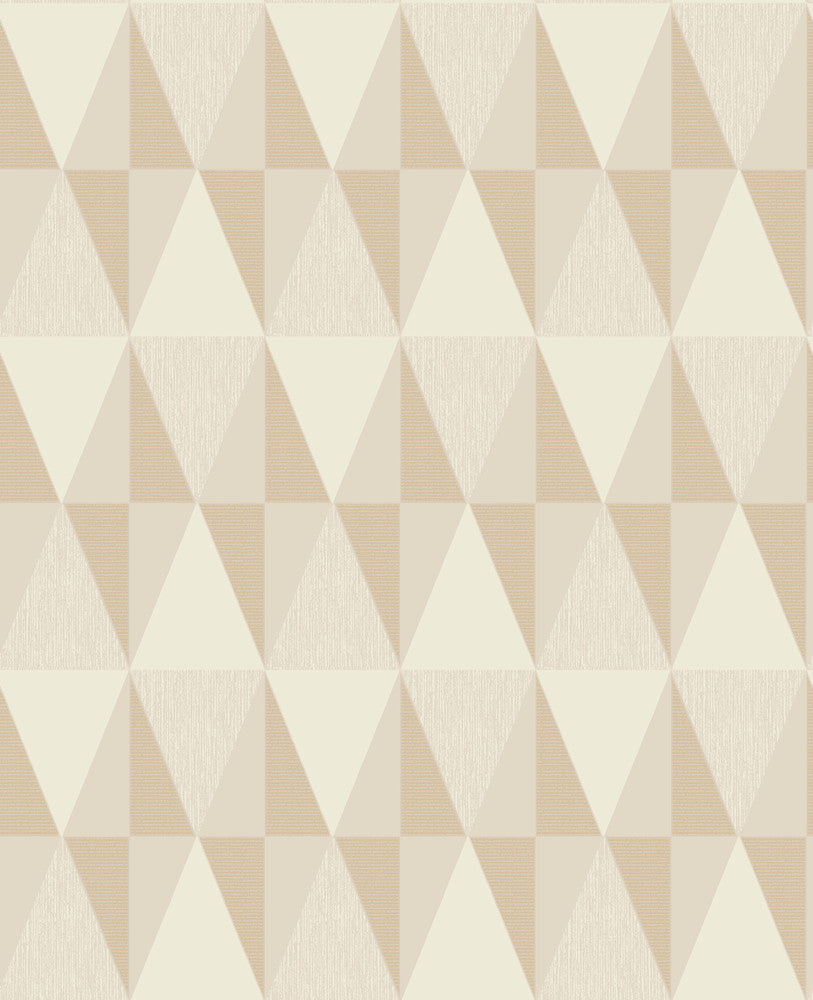 Jester Beige Diamonds Wallpaper by Brewster For Your Bath III Covers about 56.4 square feet 20.5-in by 33-ft long roll Unpasted 8.5 - Fabric Carolina -