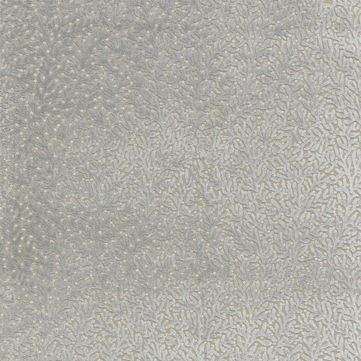 Corallina Velvet Blue Mist 27077-002 by Scalamandre Fabric SPRING 2016 41% Viscose, 34% Cotton, - Dry Clean Only V. 9 1/8", H. 13 3/8" 55" - Fabric Carolina -