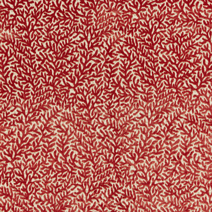 Corallina Velvet Carnelian 27077-004 by Scalamandre Fabric SPRING 2016 41% Viscose, 34% Cotton, - Dry Clean Only V. 9 1/8", H. 13 3/8" 55" - Fabric Carolina -