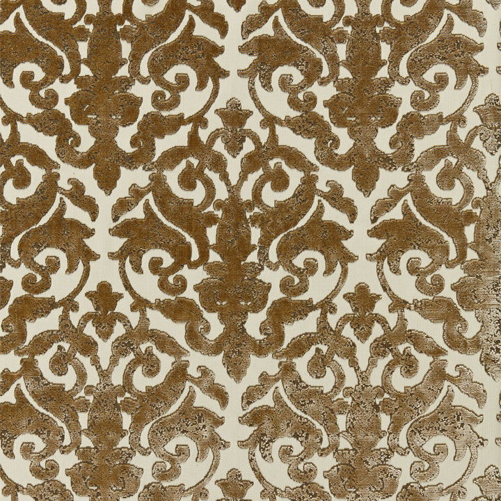 Venezia Silk Velvet Sable 27078-003 by Scalamandre Fabric SPRING 2016 51% Silk, 49% Cotton - Dry Clean Only V. 18 7/8", H. 13 3/8" 55" - Fabric Carolina -