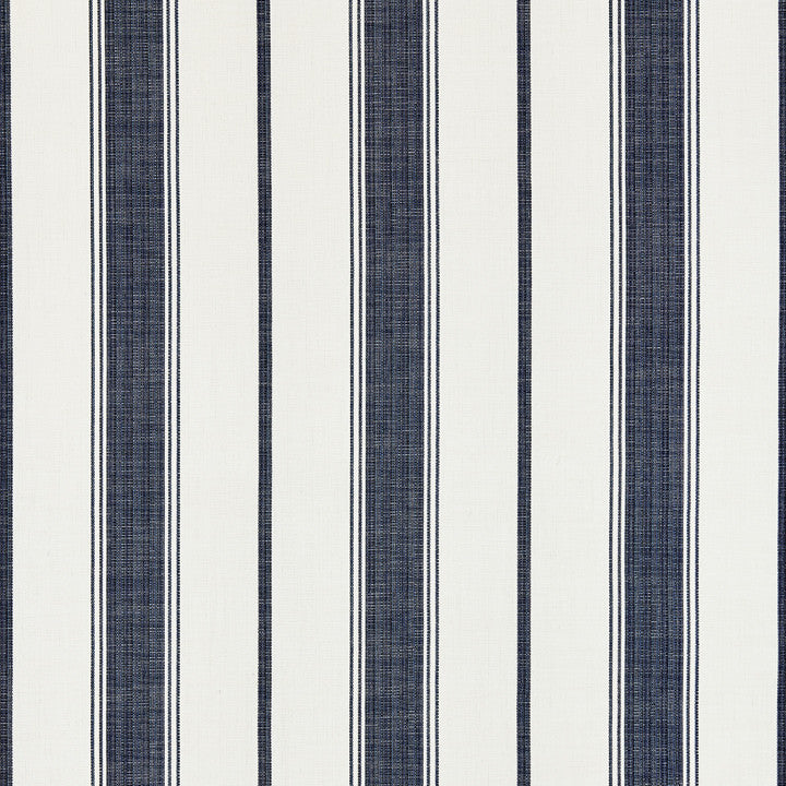Sconset Stripe Indigo 27110-004 by Scalamandre Fabric CHATHAM STRIPES & PLAIDS 100% Solution Dyed Acrylic - Washable - Bleach Cleanable 6 5/8" 54" - Fabric Carolina -
