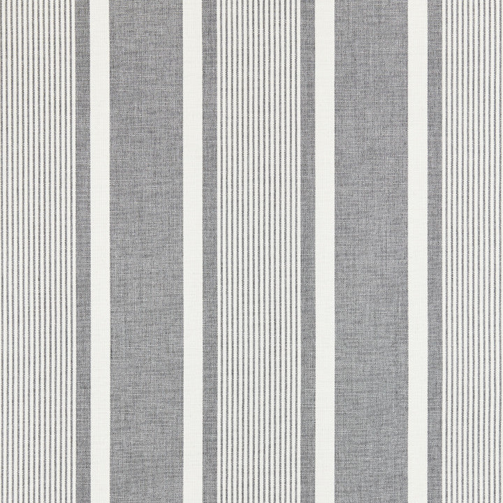 Wellfleet Stripe Zinc 27111-002 by Scalamandre Fabric CHATHAM STRIPES & PLAIDS 100% Solution Dyed Acrylic - Washable - Bleach Cleanable 9 1/4" 54" - Fabric Carolina -