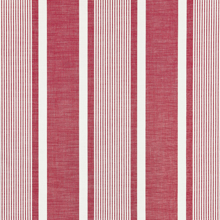 Wellfleet Stripe Berry 27111-003 by Scalamandre Fabric CHATHAM STRIPES & PLAIDS 100% Solution Dyed Acrylic - Washable - Bleach Cleanable 9 1/4" 54" - Fabric Carolina -