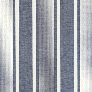 Wellfleet Stripe Denim 27111-004 by Scalamandre Fabric